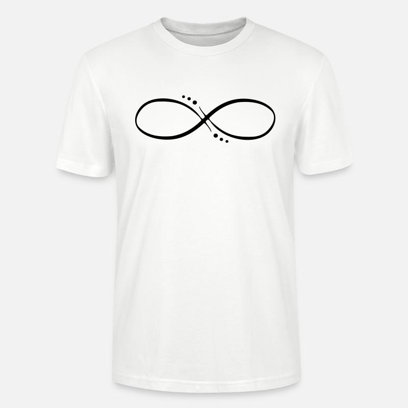 Unendlichkeitssymbol Infinity Unendlichkeit Symbol - Stanley/Stella Unisex Bio-T-Shirt CRAFTER - Weiß