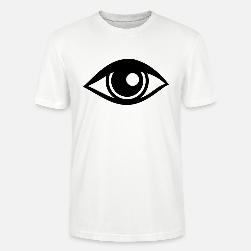 Auge - Stanley/Stella Unisex Bio-T-Shirt CRAFTER - Weiß