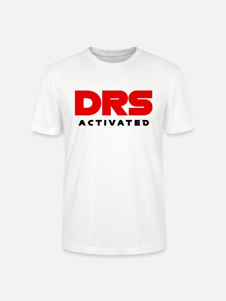 DRS aktiviertes Grand-Prix-Design - Stanley/Stella Unisex Bio-T-Shirt CRAFTER - Weiß