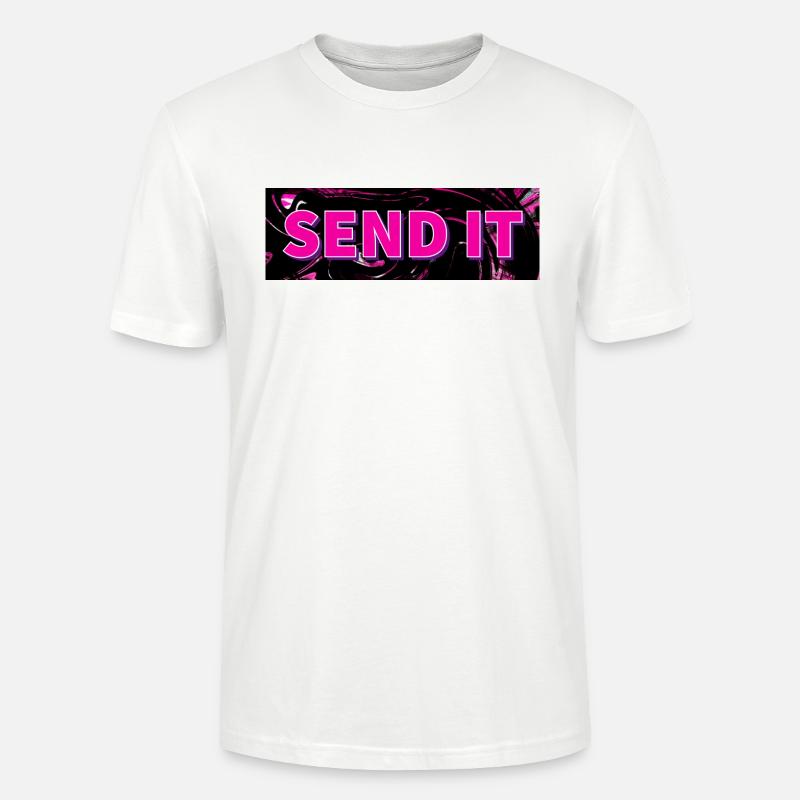 SEND IT Boxlogo - Stanley/Stella Unisex Bio-T-Shirt CRAFTER - Weiß