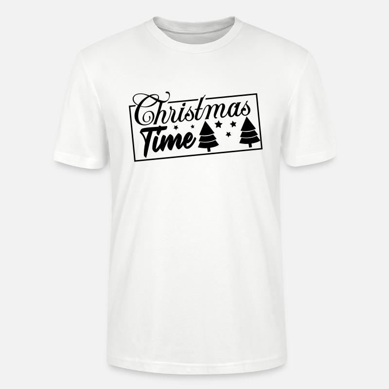 Période de Noël - T-shirt bio CRAFTER Stanley Stella Unisexe - blanc