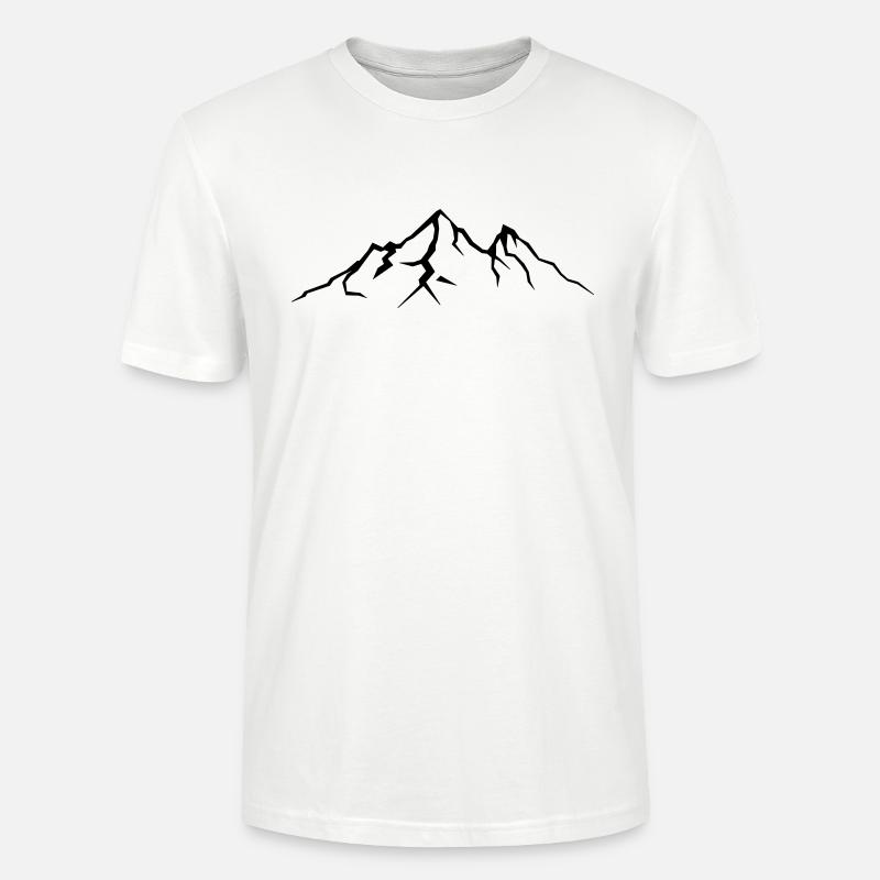 berge - Stanley/Stella Unisex Bio-T-Shirt CRAFTER - Weiß