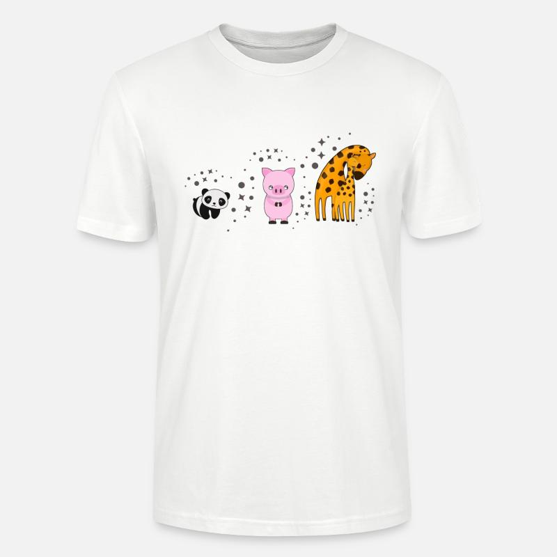 Évolution - Animaux - T-shirt bio CRAFTER Stanley Stella Unisexe - blanc