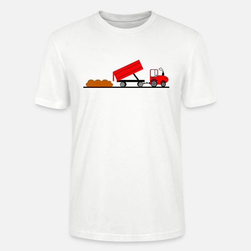 Traktor - Stanley/Stella Unisex Bio-T-Shirt CRAFTER - Weiß