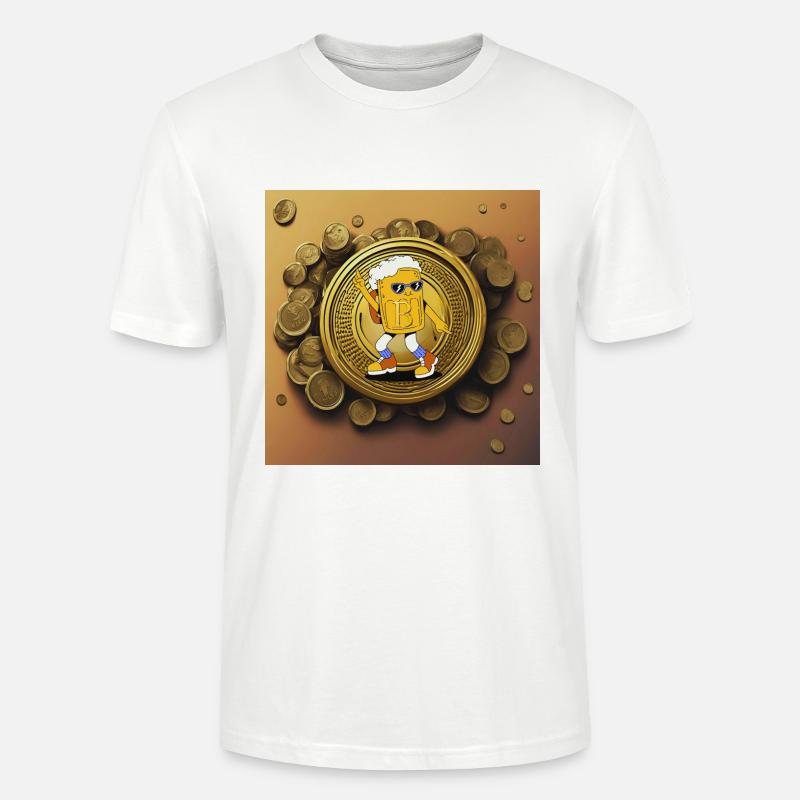 Dancing Beerman - Stanley/Stella Unisex Bio-T-Shirt CRAFTER - Weiß