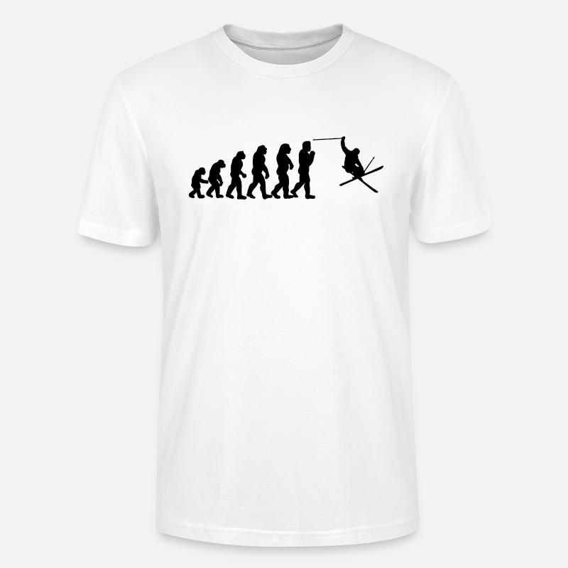 ski evolution - Stanley/Stella Unisex Bio-T-Shirt CRAFTER - Weiß