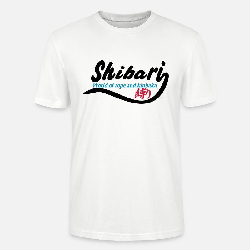Shibari World 1 3-farbig - Stanley/Stella Unisex Bio-T-Shirt CRAFTER - Weiß