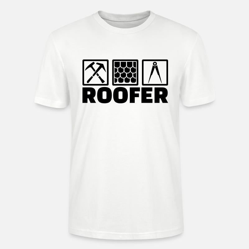 Dachdecker - Stanley/Stella Unisex Bio-T-Shirt CRAFTER - Weiß