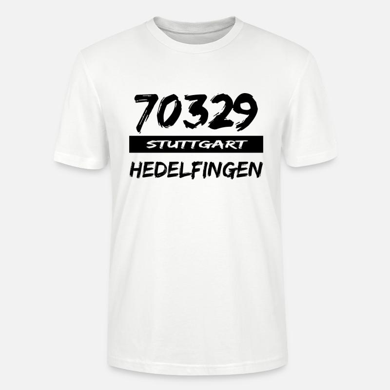 70329 Stuttgart Hedelfingen Postleitzahl tshirt - Stanley/Stella Unisex Bio-T-Shirt CRAFTER - Weiß