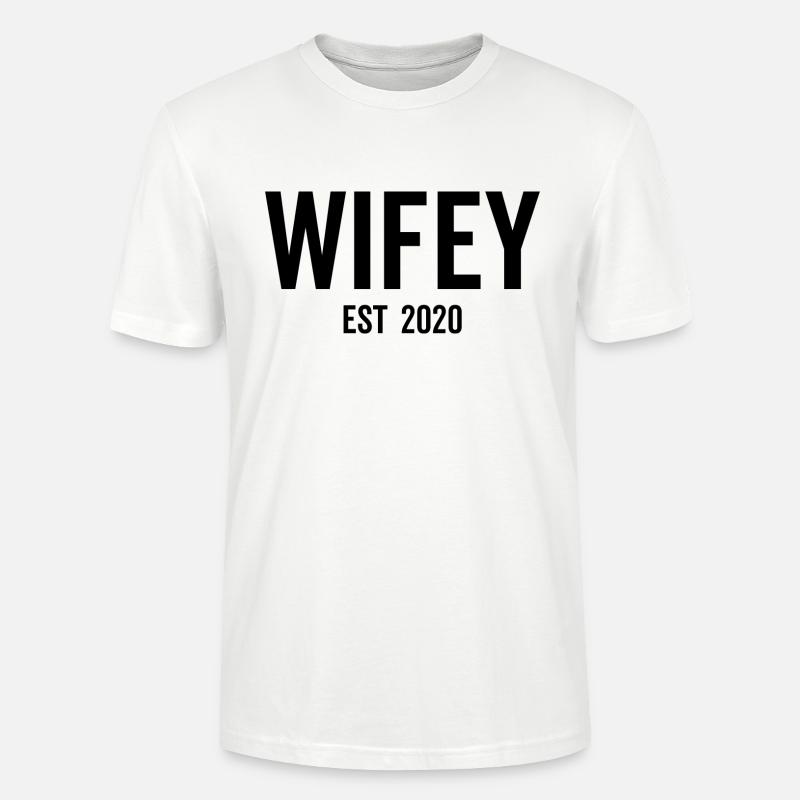 Ehefrau Est 2020 - Stanley/Stella Unisex Bio-T-Shirt CRAFTER - Weiß