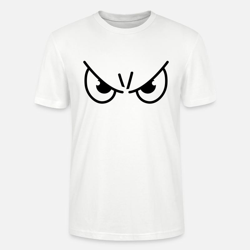 bad_face____f1 - Stanley/Stella Unisex Bio-T-Shirt CRAFTER - Weiß