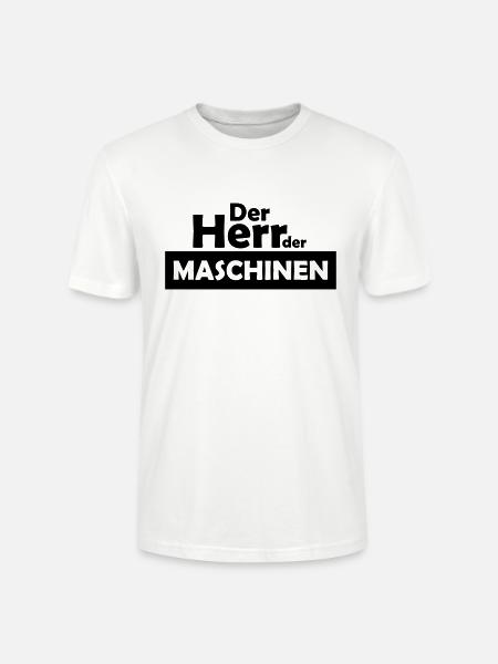 der herr der maschinen - Stanley/Stella Unisex Bio-T-Shirt CRAFTER - Weiß