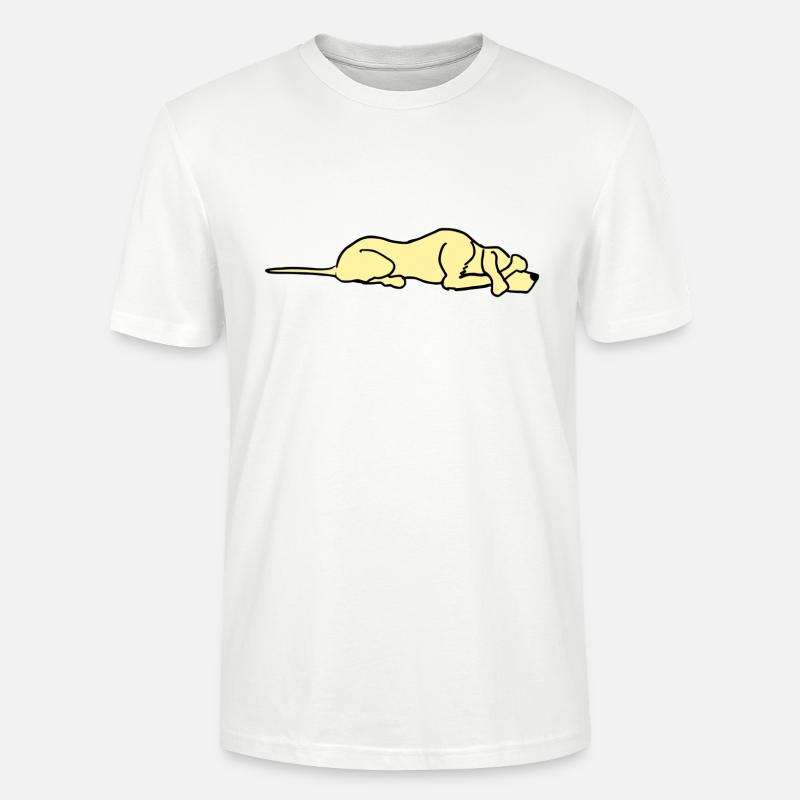 Hund Comic - Stanley/Stella Unisex Bio-T-Shirt CRAFTER - Weiß