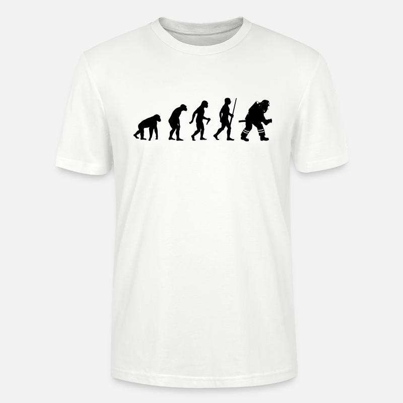 Firefighter Evolution - Stanley/Stella Unisex Bio-T-Shirt CRAFTER - Weiß