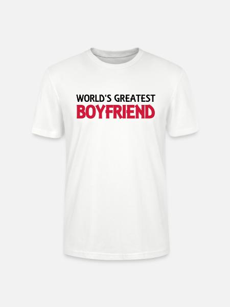 World's greatest boyfriend - Stanley/Stella Unisex Bio-T-Shirt CRAFTER - Weiß