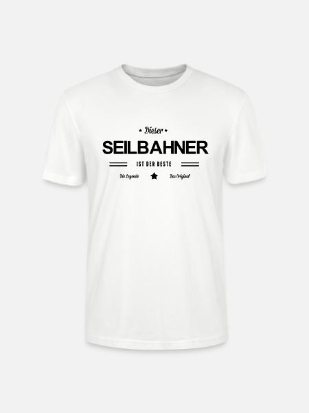 Bester Seilbahner - Stanley/Stella Unisex Bio-T-Shirt CRAFTER - Weiß