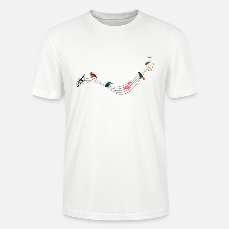 Der Klang der Stille - Stanley/Stella Unisex Bio-T-Shirt CRAFTER - Weiß