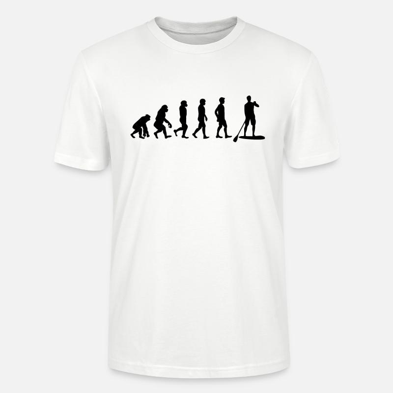 Evolution paddle - T-shirt bio CRAFTER Stanley Stella Unisexe - blanc