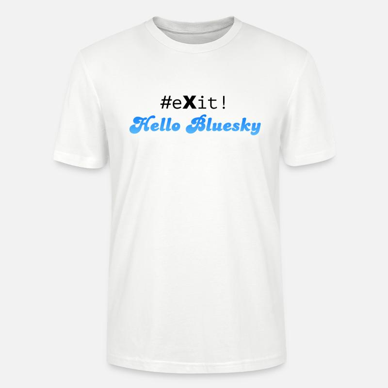#eXit! - Stanley/Stella CRAFTER Unisex Organic T-Shirt - white