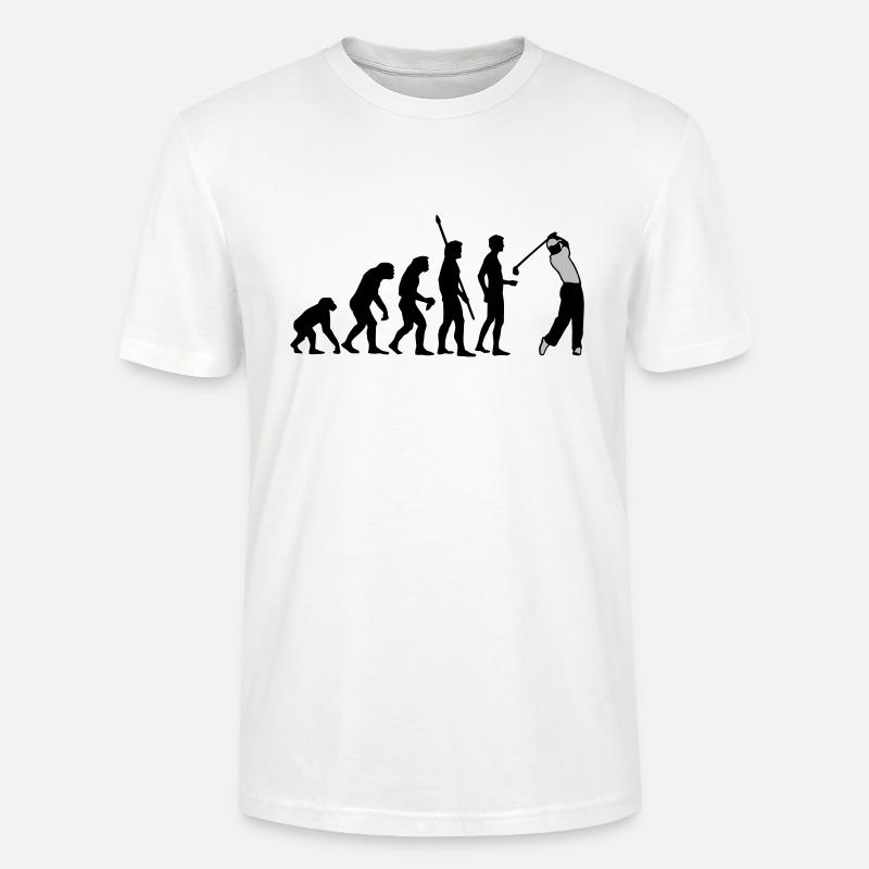 evolution_golf_b_2c - Stanley/Stella Unisex Bio-T-Shirt CRAFTER - Weiß