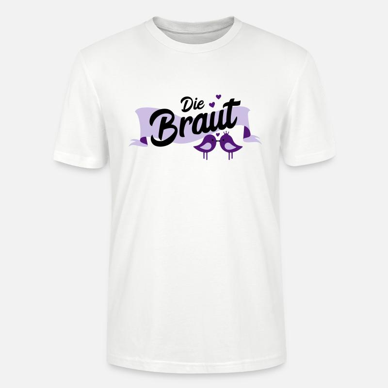 Die Braut Junggesellinnenabschied Geschenk - Stanley/Stella Unisex Bio-T-Shirt CRAFTER - Weiß