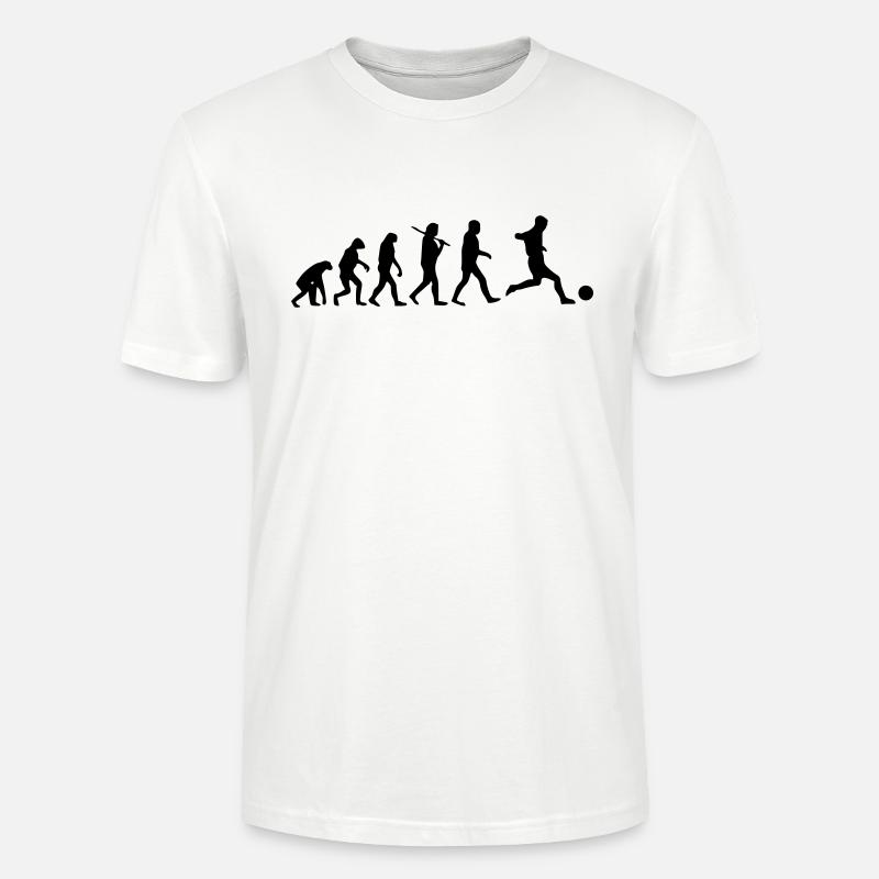 Evolution Fußball - Stanley/Stella Unisex Bio-T-Shirt CRAFTER - Weiß