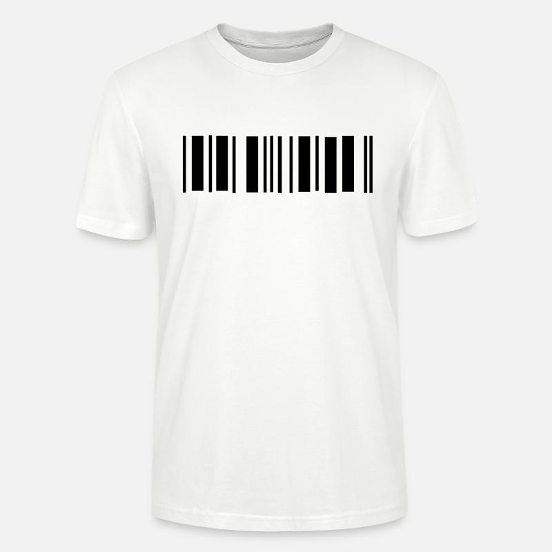 barcode - T-shirt bio CRAFTER Stanley Stella Unisexe - blanc