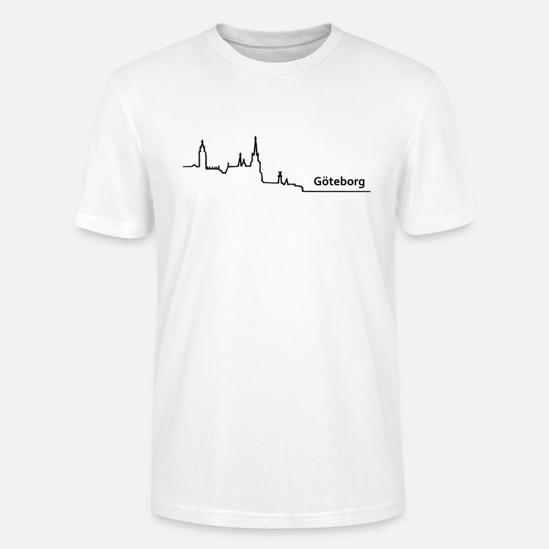 Goteborg horizon - T-shirt bio CRAFTER Stanley Stella Unisexe - blanc