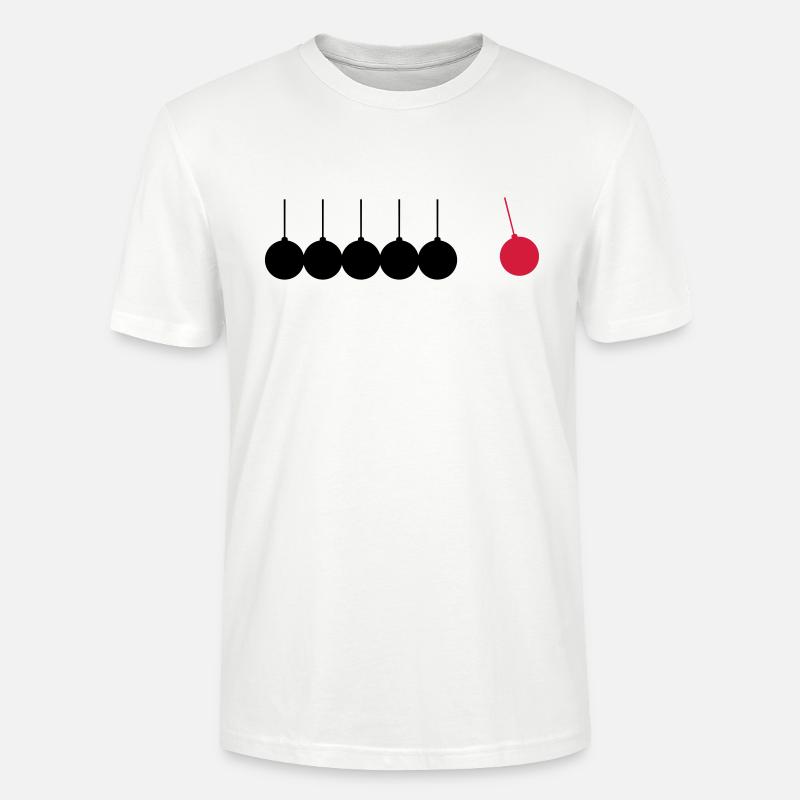 Physics, Pendulum - T-shirt bio CRAFTER Stanley Stella Unisexe - blanc