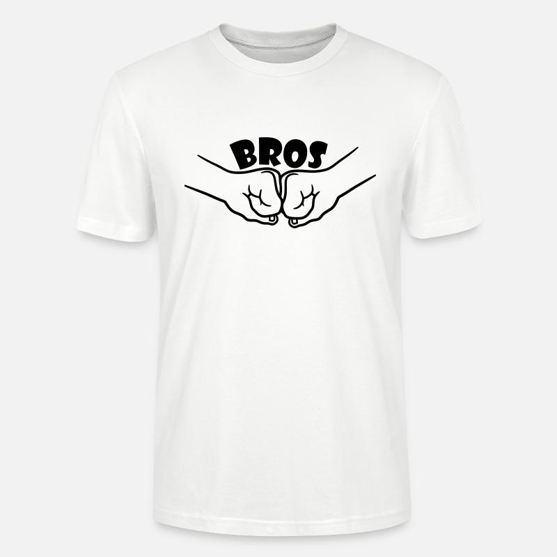 2 Bros Team - Stanley/Stella Unisex Bio-T-Shirt CRAFTER - Weiß