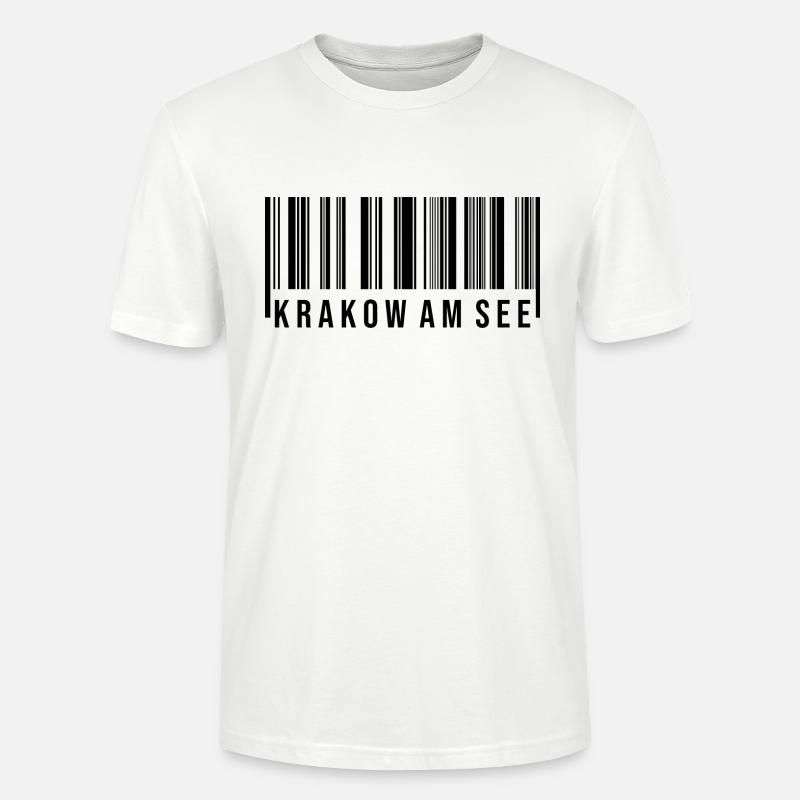 Krakow am See Strichcode - Stanley/Stella Unisex Bio-T-Shirt CRAFTER - Weiß