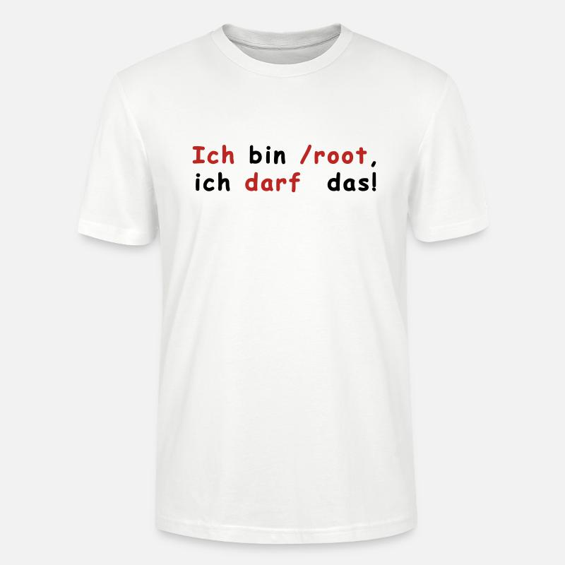 Root Linux - Stanley/Stella Unisex Bio-T-Shirt CRAFTER - Weiß