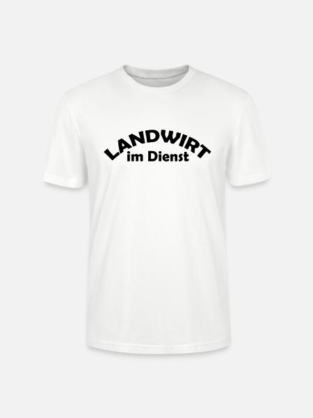 landwirt im dienst - Stanley/Stella Unisex Bio-T-Shirt CRAFTER - Weiß