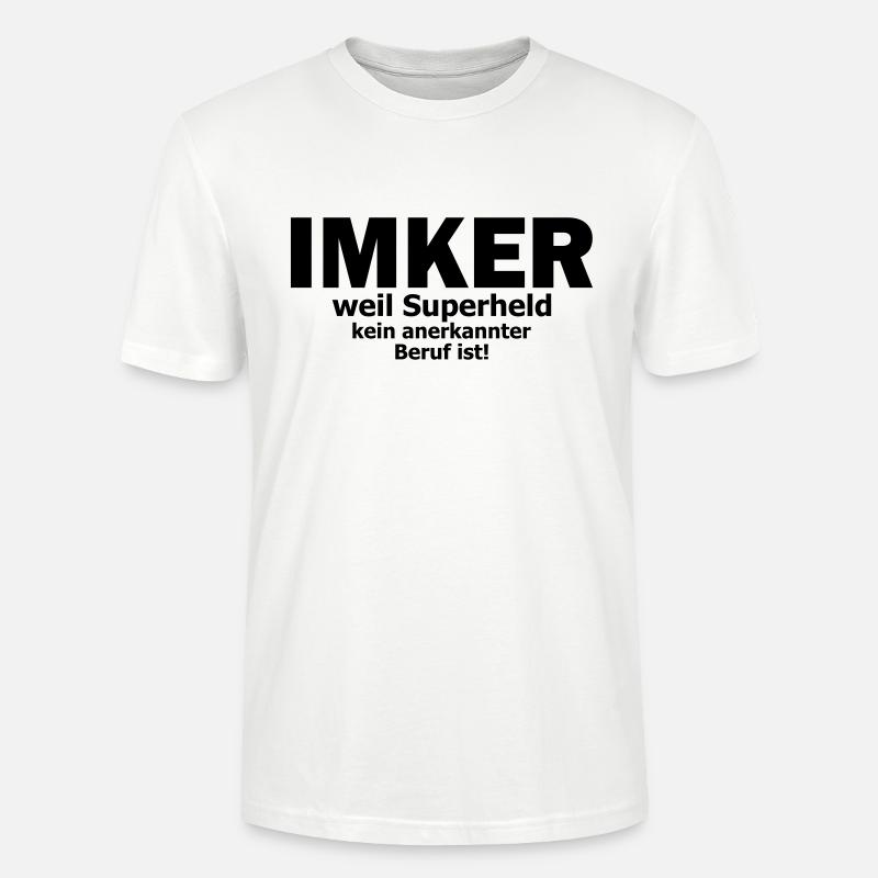 imker - Stanley/Stella Unisex Bio-T-Shirt CRAFTER - Weiß
