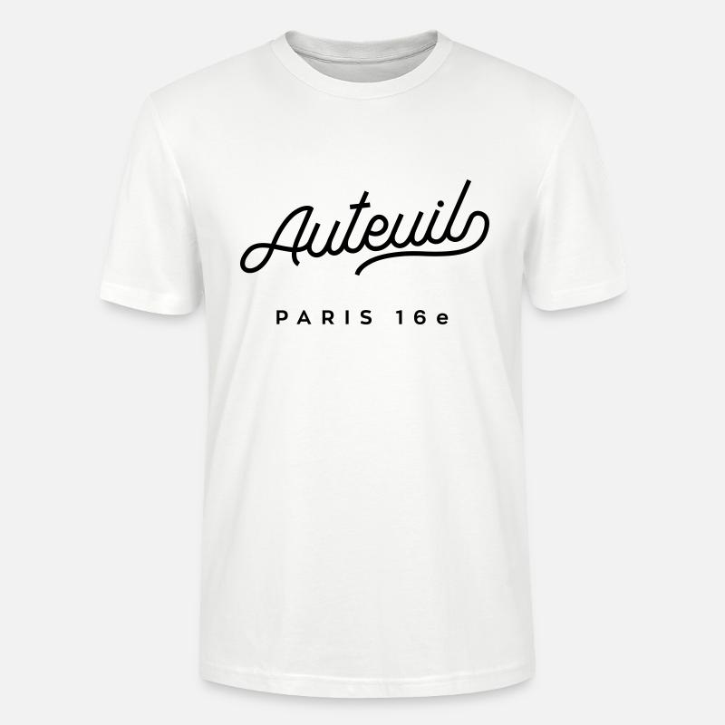 Auteuil - Paris 16e - T-shirt bio CRAFTER Stanley Stella Unisexe - blanc