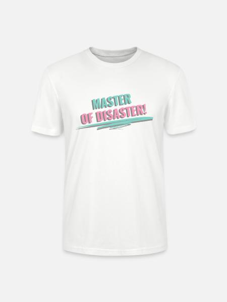 Master of Disaster - Stanley/Stella CRAFTER Unisex Organic T-Shirt - white