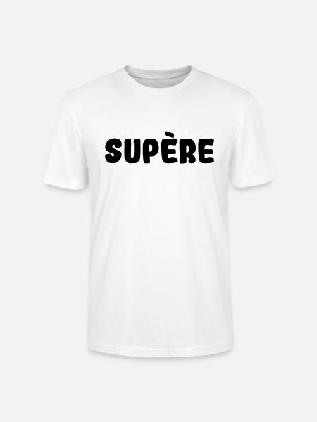 Supère papa super - T-shirt bio CRAFTER Stanley Stella Unisexe - blanc