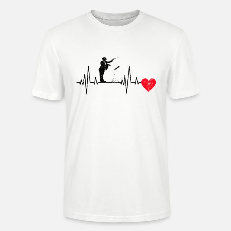 Dirigenten Geschenk Dirigieren Musik Dirigent - Stanley/Stella Unisex Bio-T-Shirt CRAFTER - Weiß