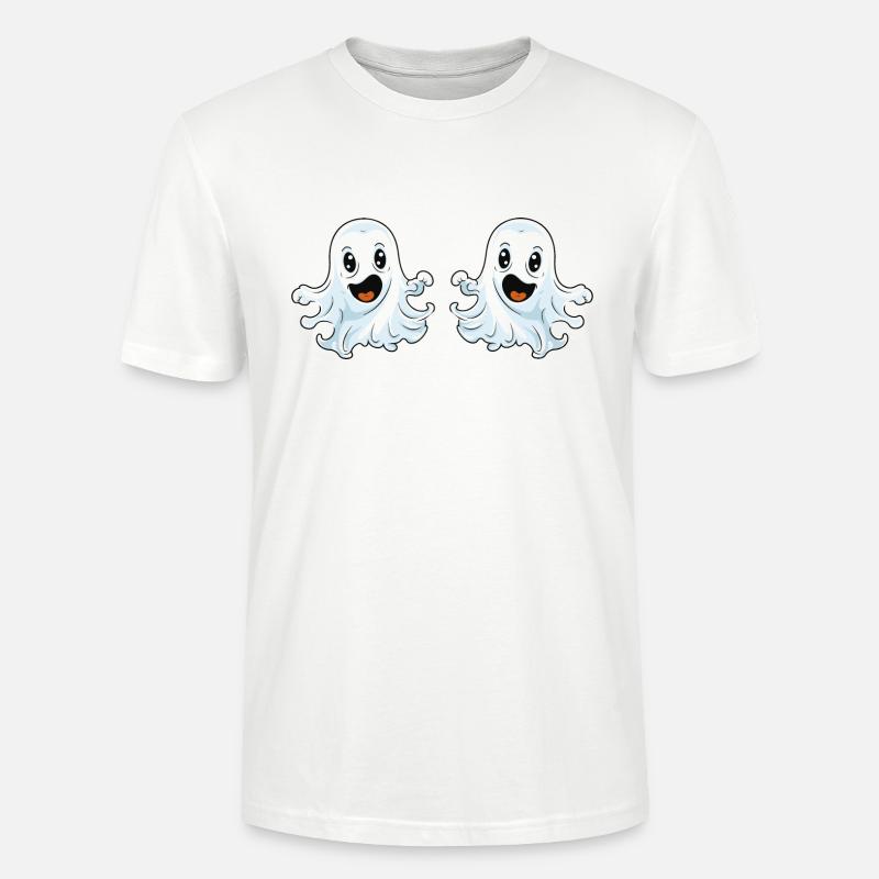 ghost comic - Stanley/Stella Unisex Bio-T-Shirt CRAFTER - Weiß