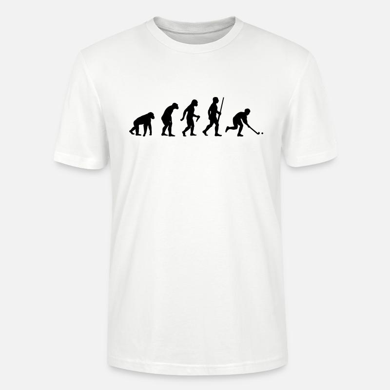 Hockey Evolution - Stanley/Stella Unisex Bio-T-Shirt CRAFTER - Weiß