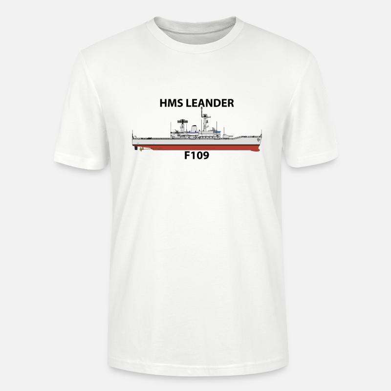 HMS LEANDER - LEANDER ORIG - Stanley/Stella Unisex Bio-T-Shirt CRAFTER - Weiß