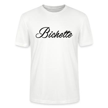 bichette - Stanley/Stella CRAFTER Unisex Organic T-Shirt - white - Front - Alina (178cm) & Michal (187cm)