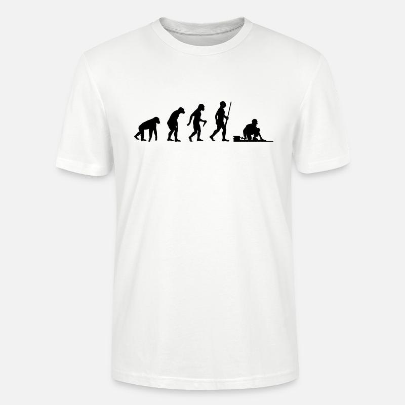 Bodenleger Evolution - Stanley/Stella Unisex Bio-T-Shirt CRAFTER - Weiß