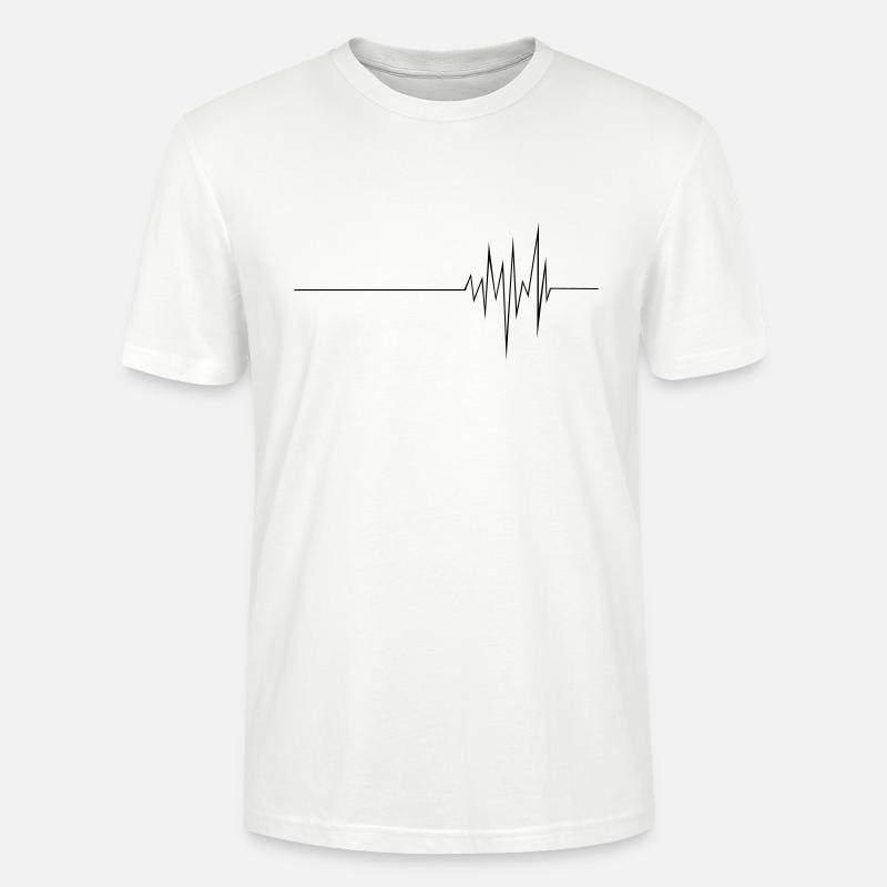 EKG (md) - Stanley/Stella Unisex Bio-T-Shirt CRAFTER - Weiß