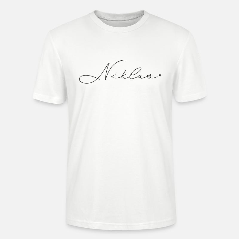 Name Niklas - Stanley/Stella Unisex Bio-T-Shirt CRAFTER - Weiß