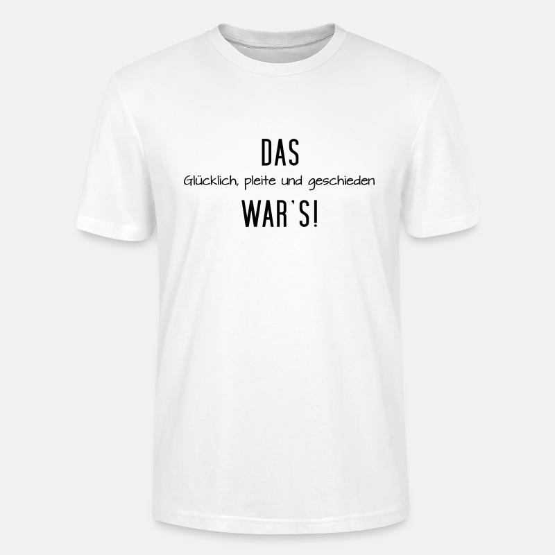 Das war´s - Stanley/Stella Unisex Bio-T-Shirt CRAFTER - Weiß