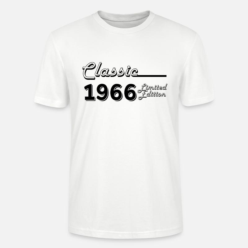 Classic 1966 édition limitée - T-shirt bio CRAFTER Stanley Stella Unisexe - blanc