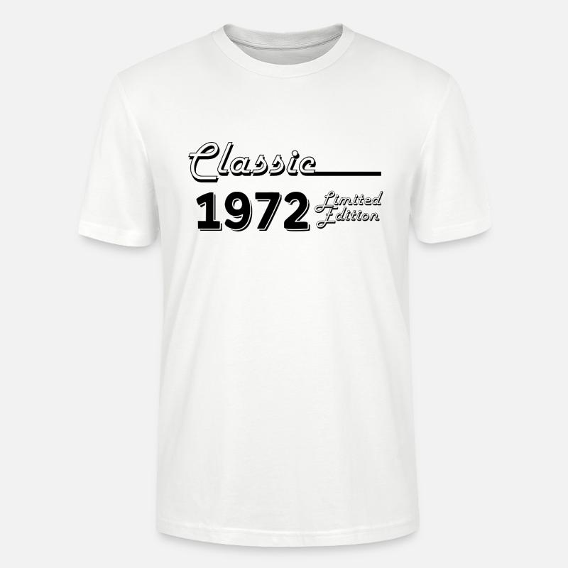 Classic 1972 édition limitée - T-shirt bio CRAFTER Stanley Stella Unisexe - blanc