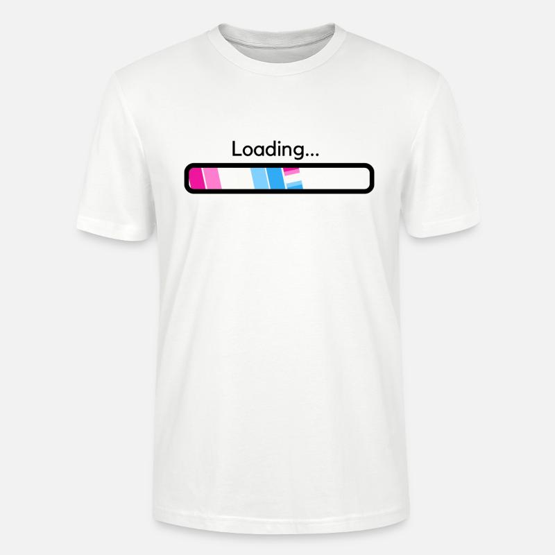 Trans energy Loading - Stanley/Stella Unisex Bio-T-Shirt CRAFTER - Weiß