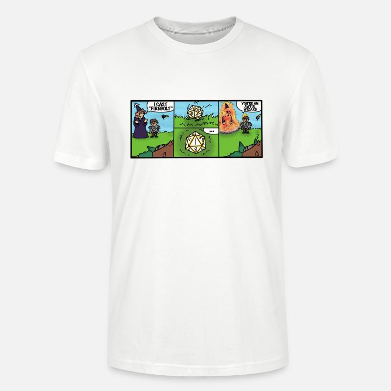 Kurzer Comic - Stanley/Stella Unisex Bio-T-Shirt CRAFTER - Weiß